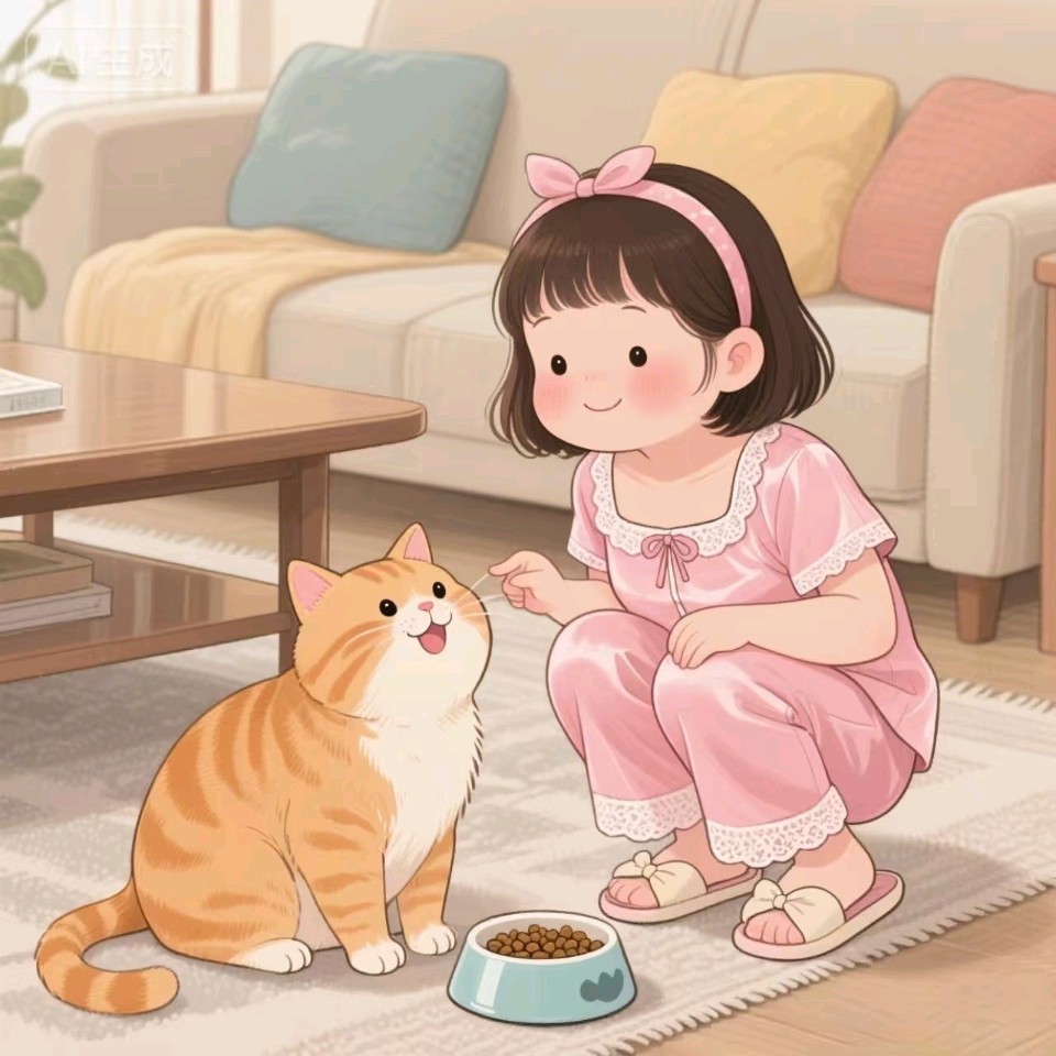 张馨元《帮外婆照顾小猫》诵读:刘金涵 青橄榄树(图3)