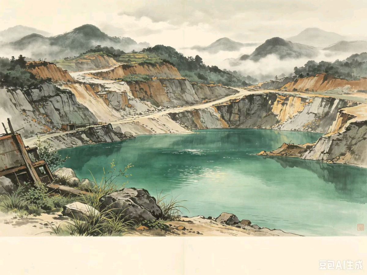 岭上风《游挂兰峪金山湖》（图3）