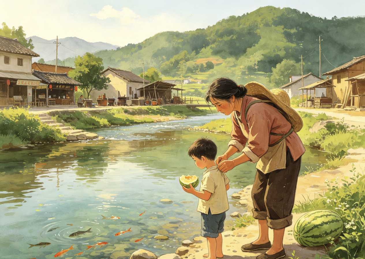 陈庆苓：一枚甜瓜念母恩