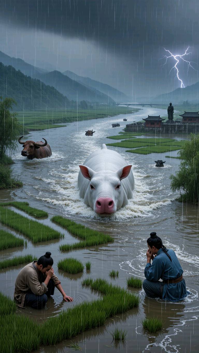 【名家精品】诗四首 周口人民全力奋战“白海豚” 作者/杨献才（图6）