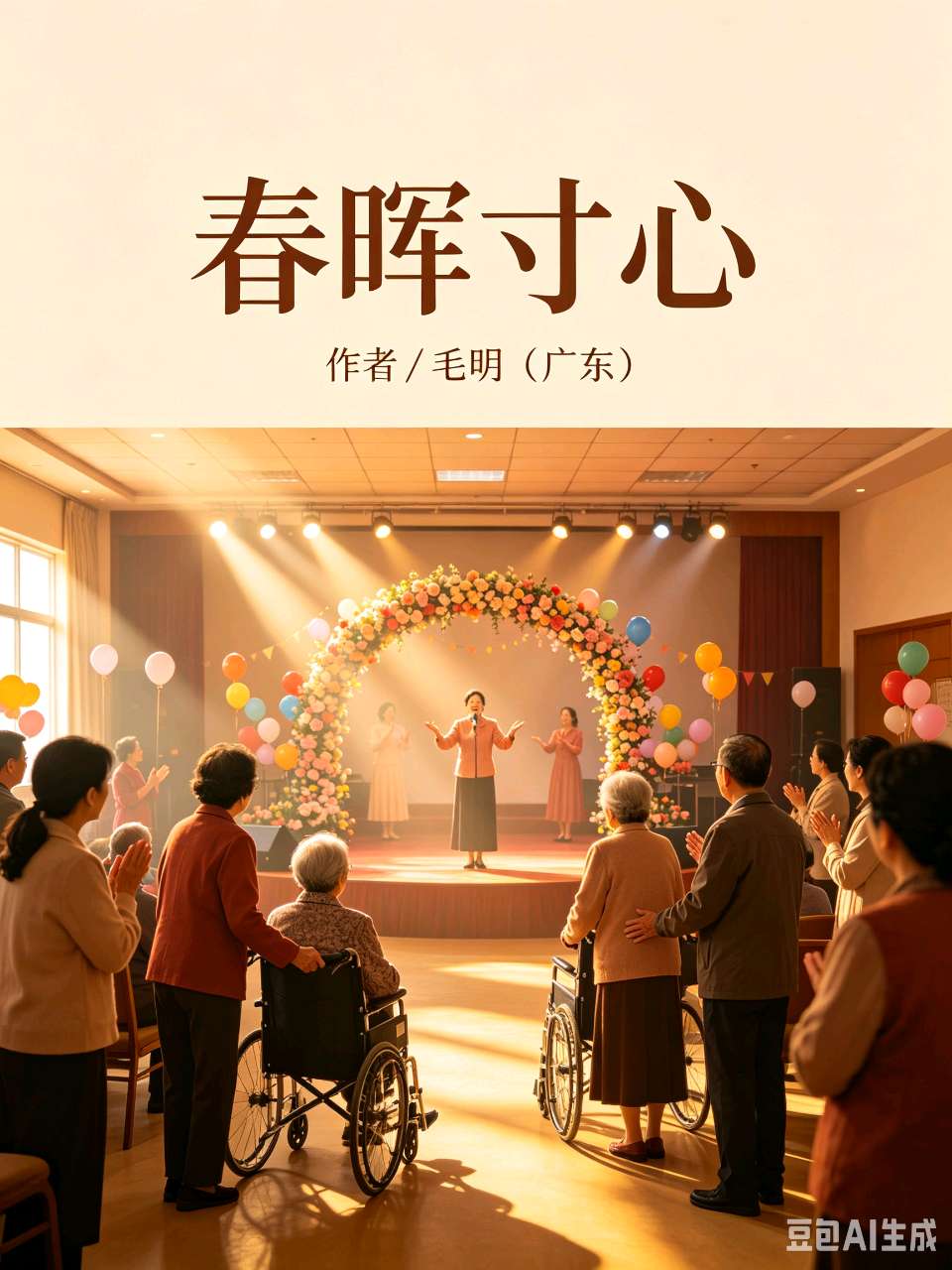 请欣赏合诵散文《春晖寸心》作者毛明/主播田心大海 春凤 治新 渺邈/编辑渺邈【中国长江文学社】有声文学平台【第19361期】（图3）