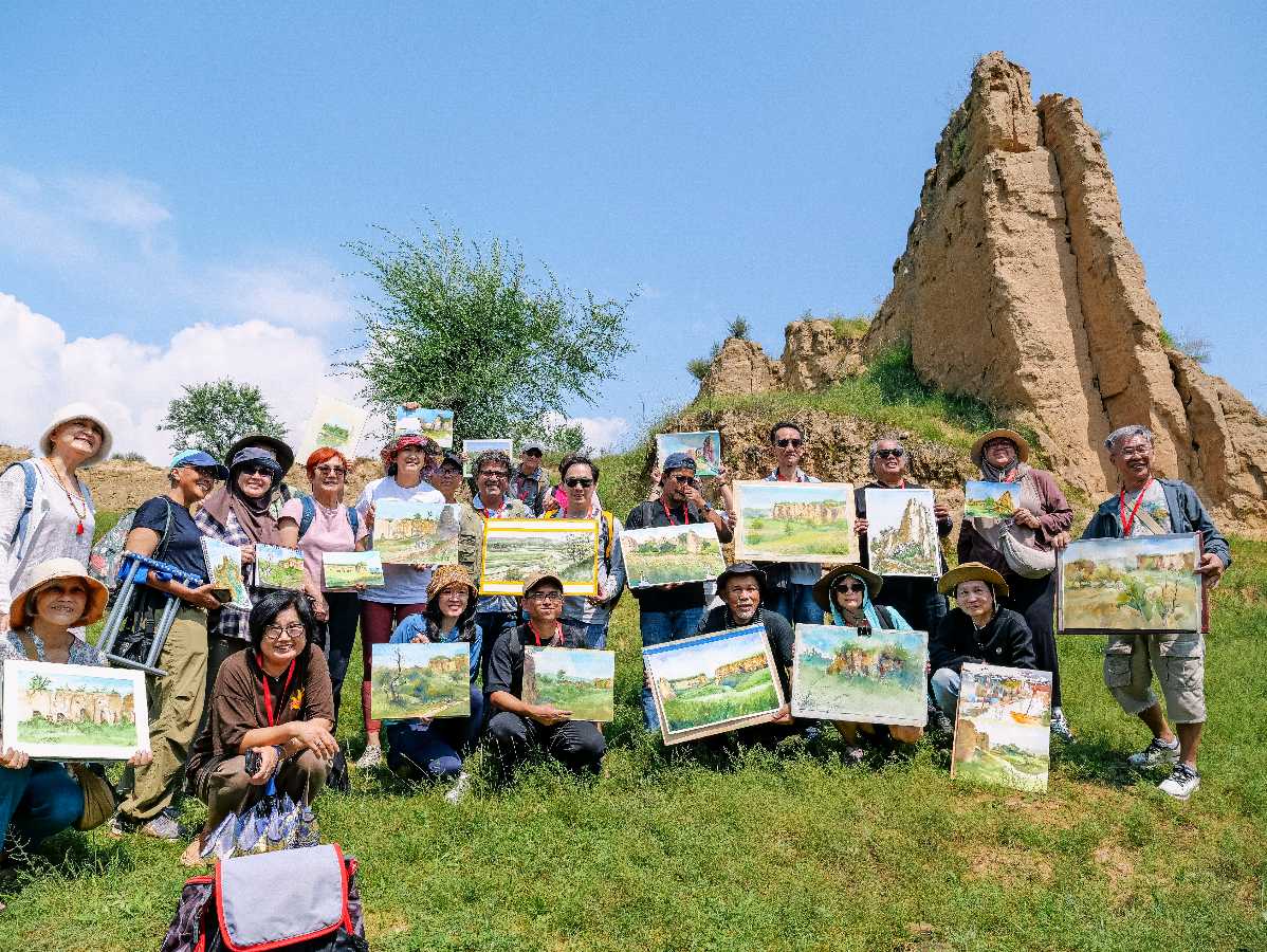 第十三届右玉写生季与第五届国际水彩艺术周圆满收官（图10）