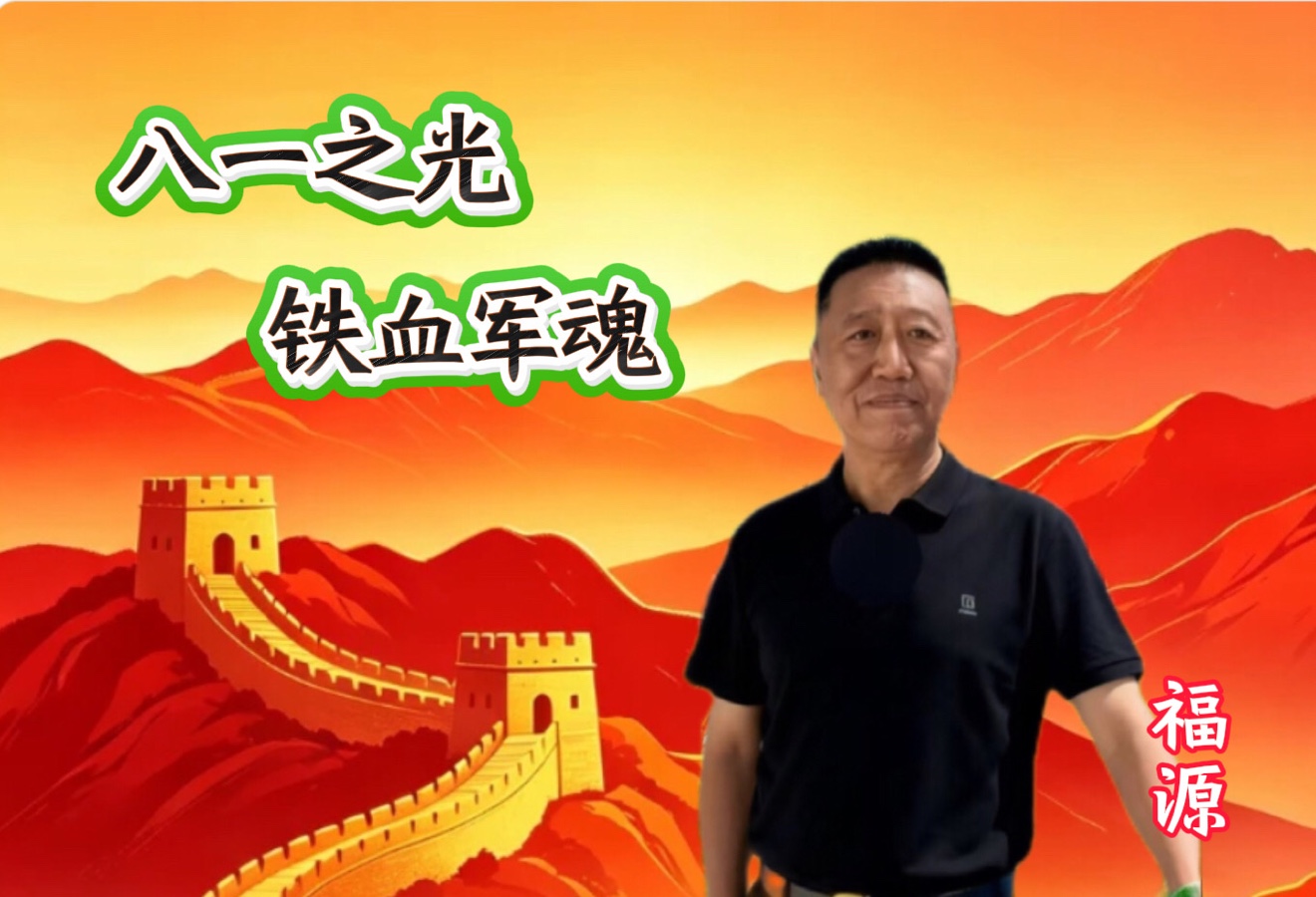 大合诵《八一之光 铁血军魂》作者/春雨，合诵/温馨快乐家园精英团队。头条：编辑制作上传/心语心声。【第二十三期】（图16）