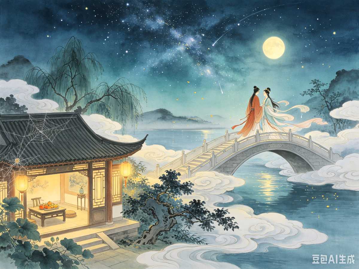 翠柳【黄钟宫·人月圆】写在七夕