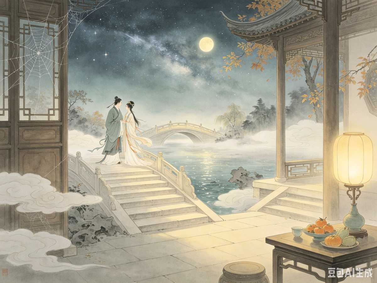 翠柳【黄钟宫·人月圆】写在七夕(图3)