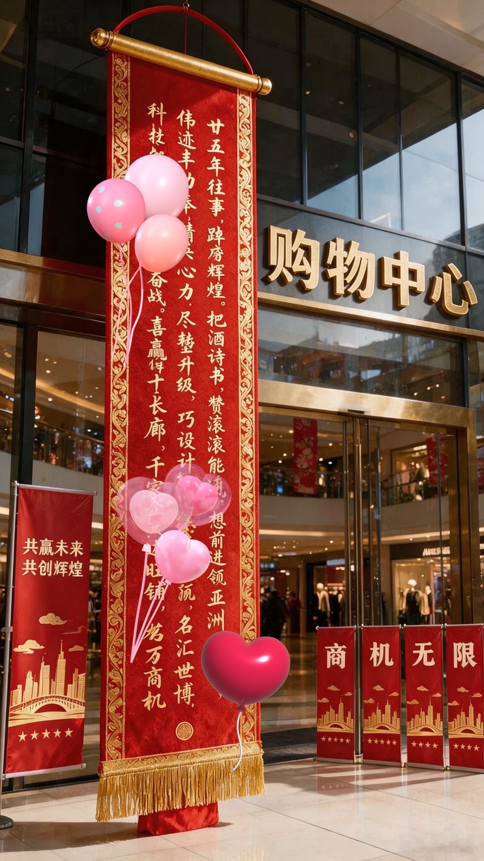 顺德龙江第五十届龙家展长联与天下第一长联(原创:顺德卢兴强)(图5)
