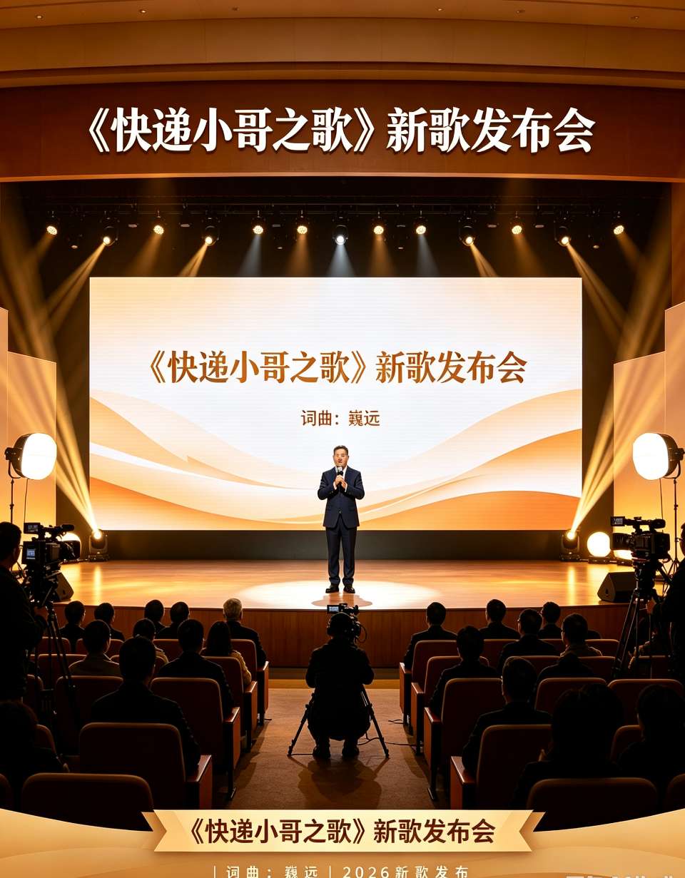正能量爆款版《快递小哥之歌》演唱 于浩 词曲 巍远 后期制作 原始古龙 特邀记者 杨敬民