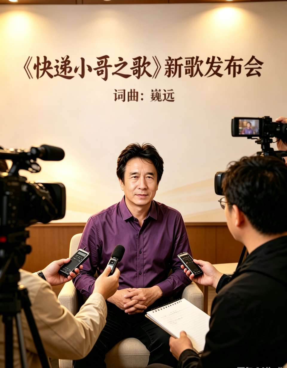 正能量爆款版《快递小哥之歌》演唱 于浩 词曲 巍远 后期制作 原始古龙 特邀记者 杨敬民(图2)