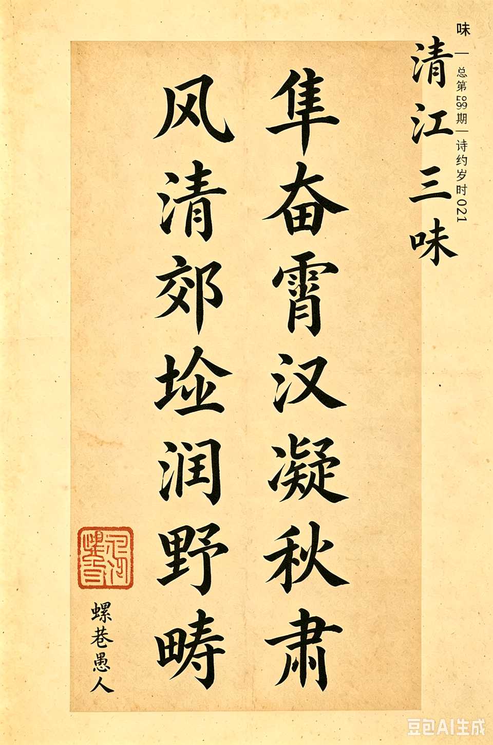 清江三味•总第59期（诗约岁时021）|处暑初候•鹰乃祭鸟（图4）