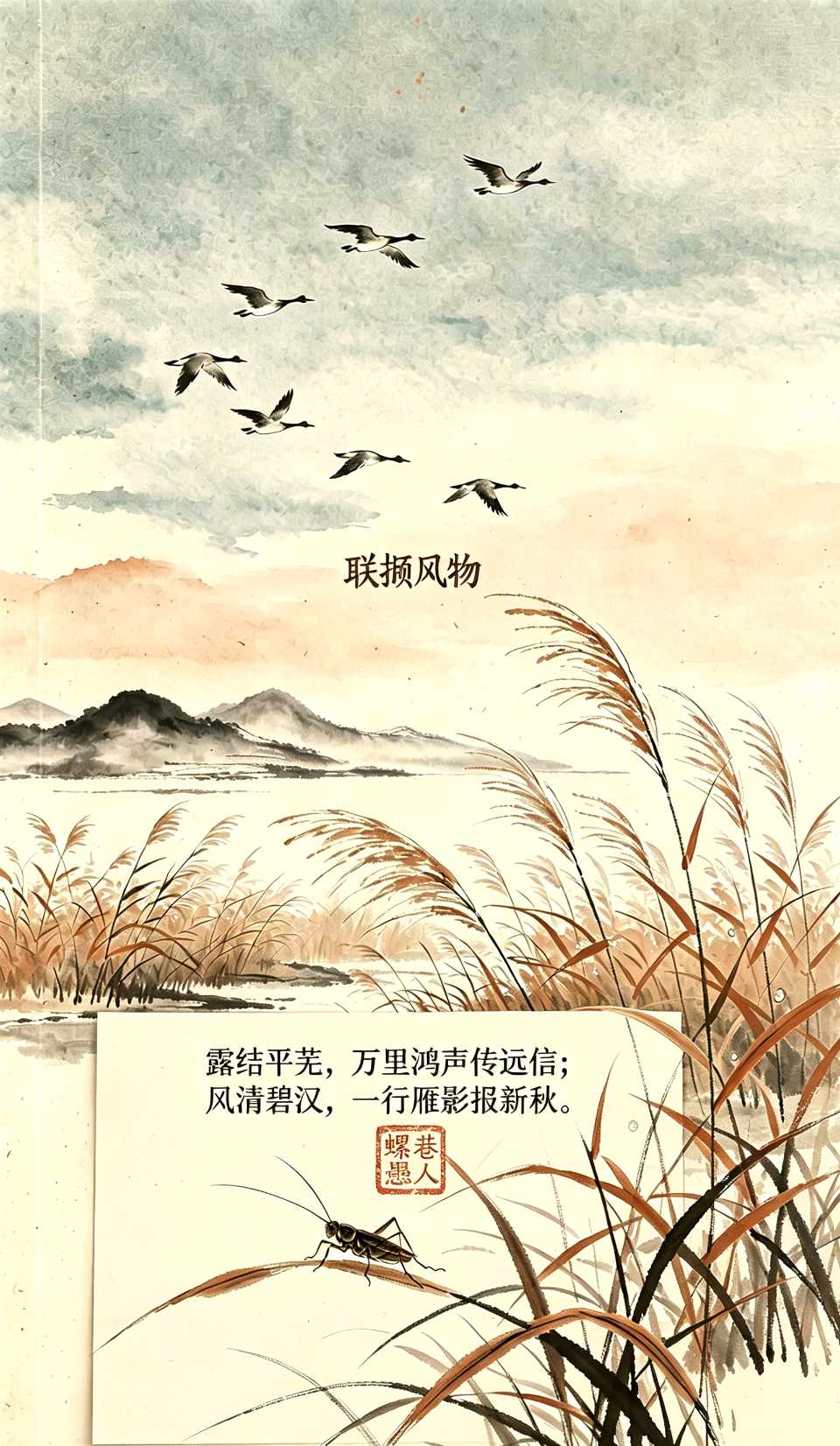 清江三味•总第63期（诗约岁时024）｜白露初候·雁鸣虫语入人间（图4）