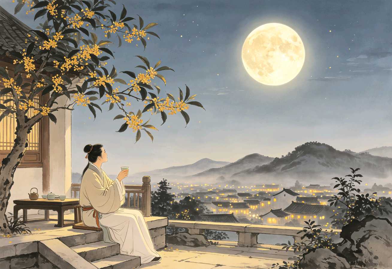 《庆中秋》联机全球发布李芳诗雨作品欣赏(图5)