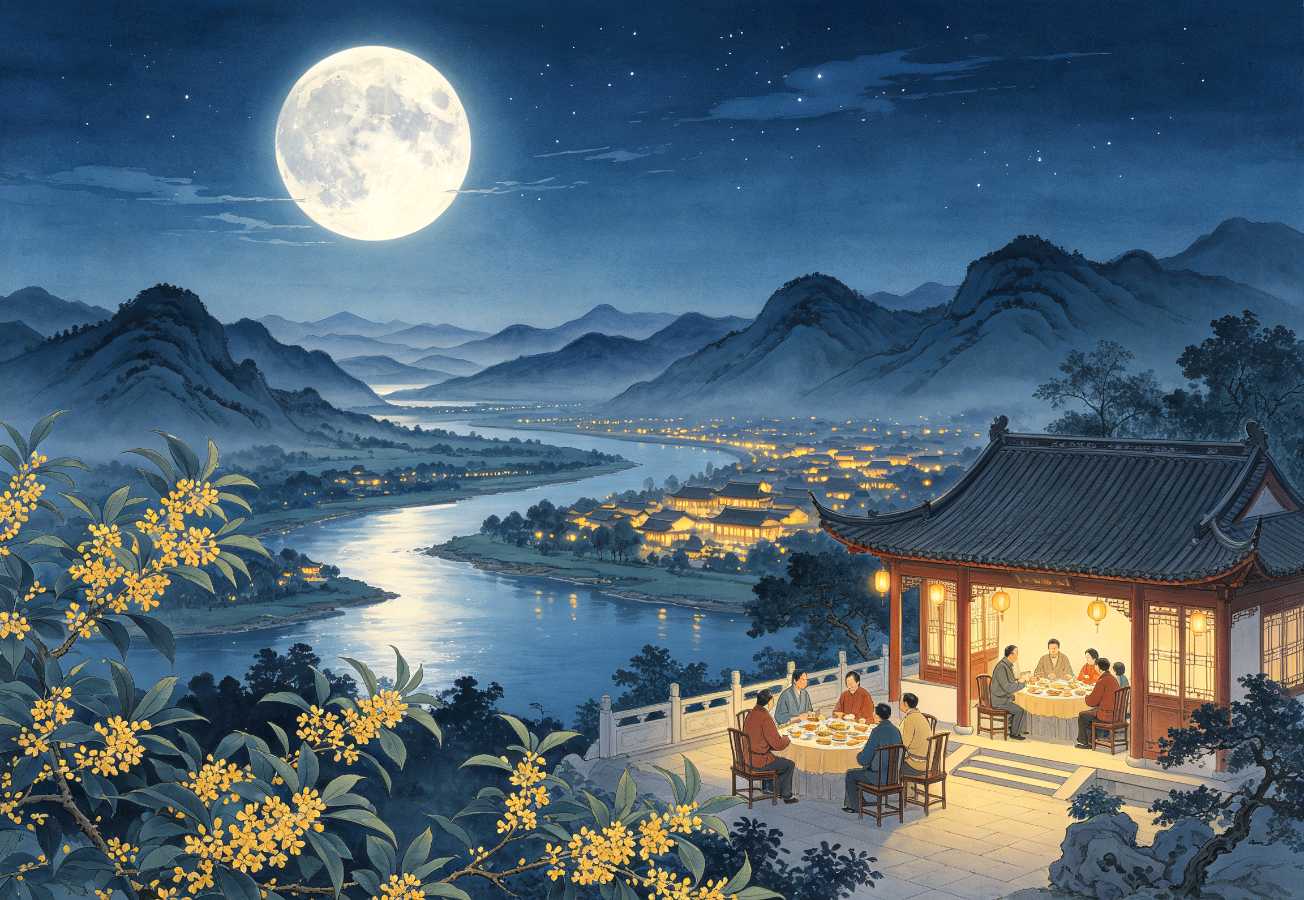 《庆中秋》联机全球发布李芳诗雨作品欣赏(图6)