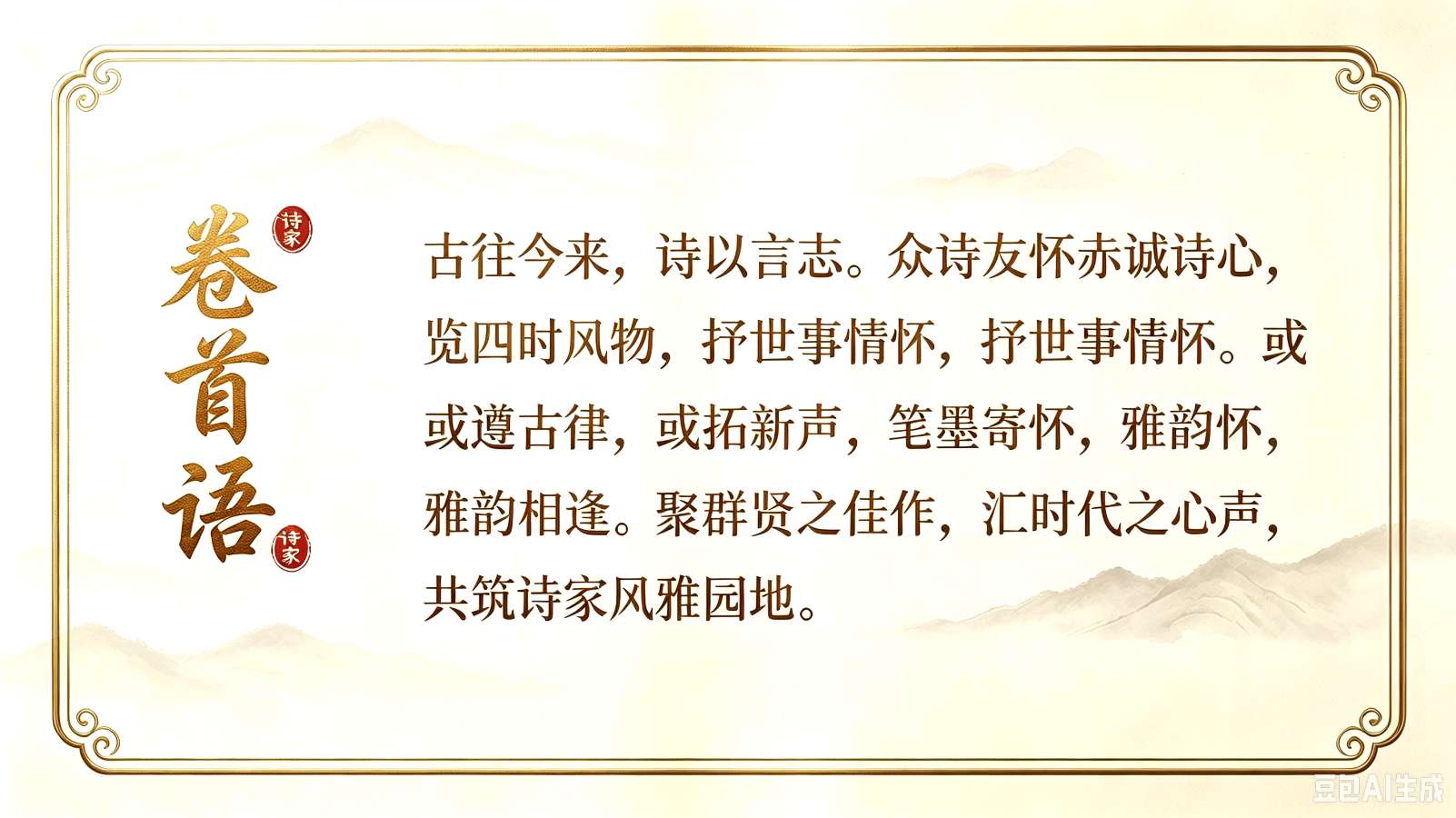 诗家创刊登润堂作品主编杨松(图4)