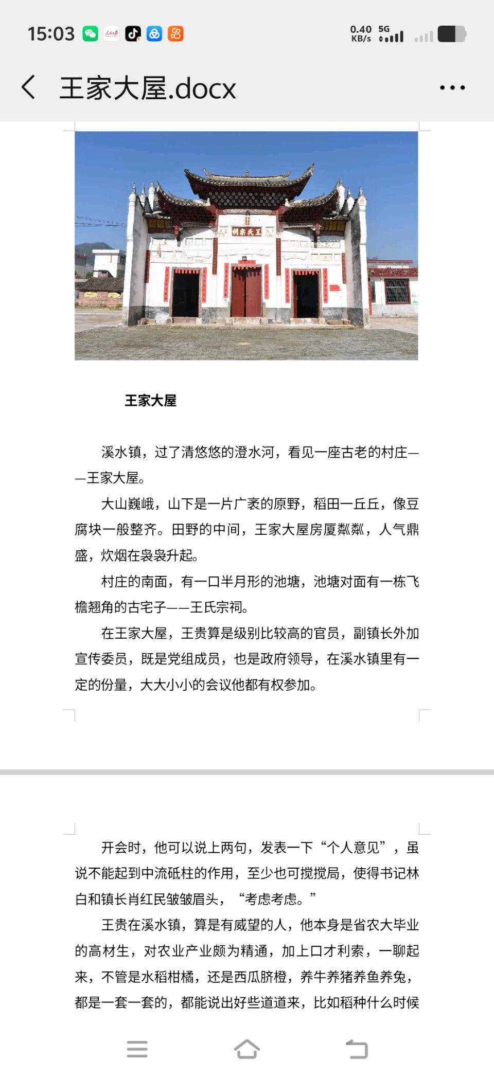 赣州阿鹏:《王家大屋》