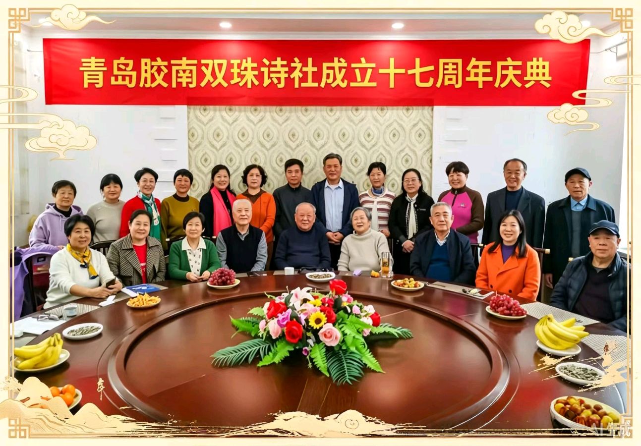 青岛胶南双珠诗社成立十七周年庆典诗歌专辑(图5)