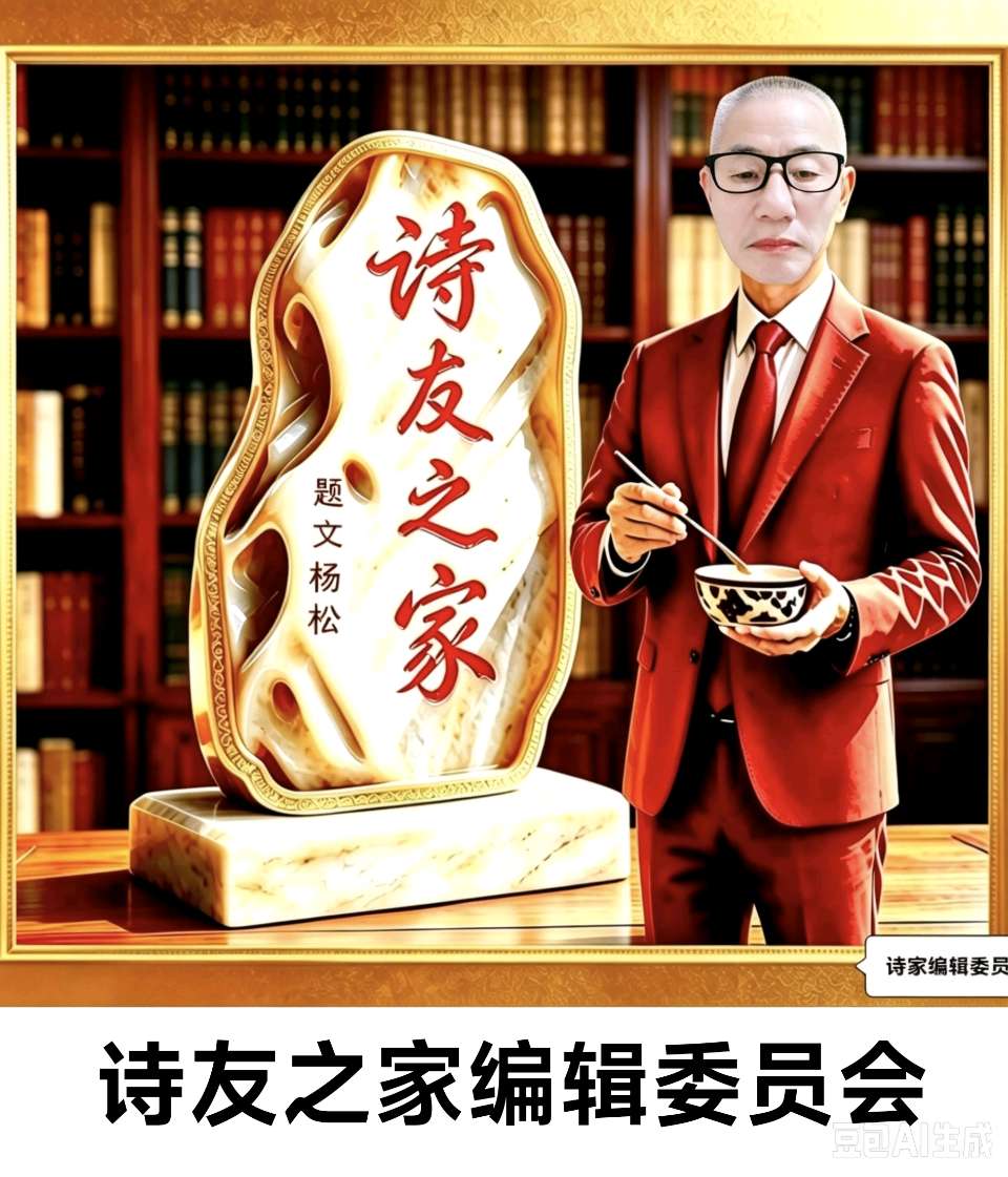 诗家创刊登李桂兰作品主编杨松（图2）