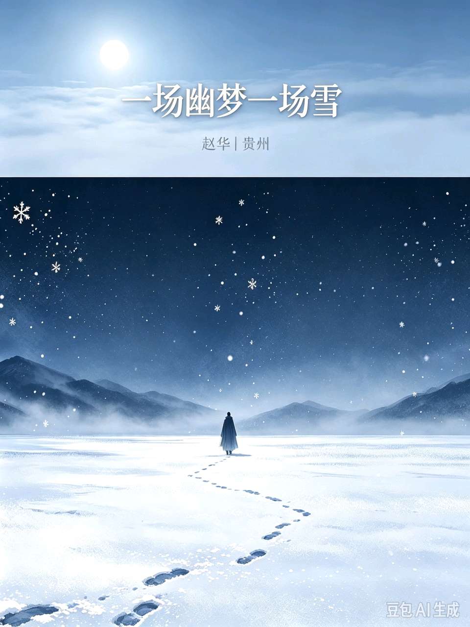 请欣赏《一场幽梦一场雪》作者/赵华 主播·编辑/一个人【中国长江文学社】有声文学平台【第20390期】（图3）