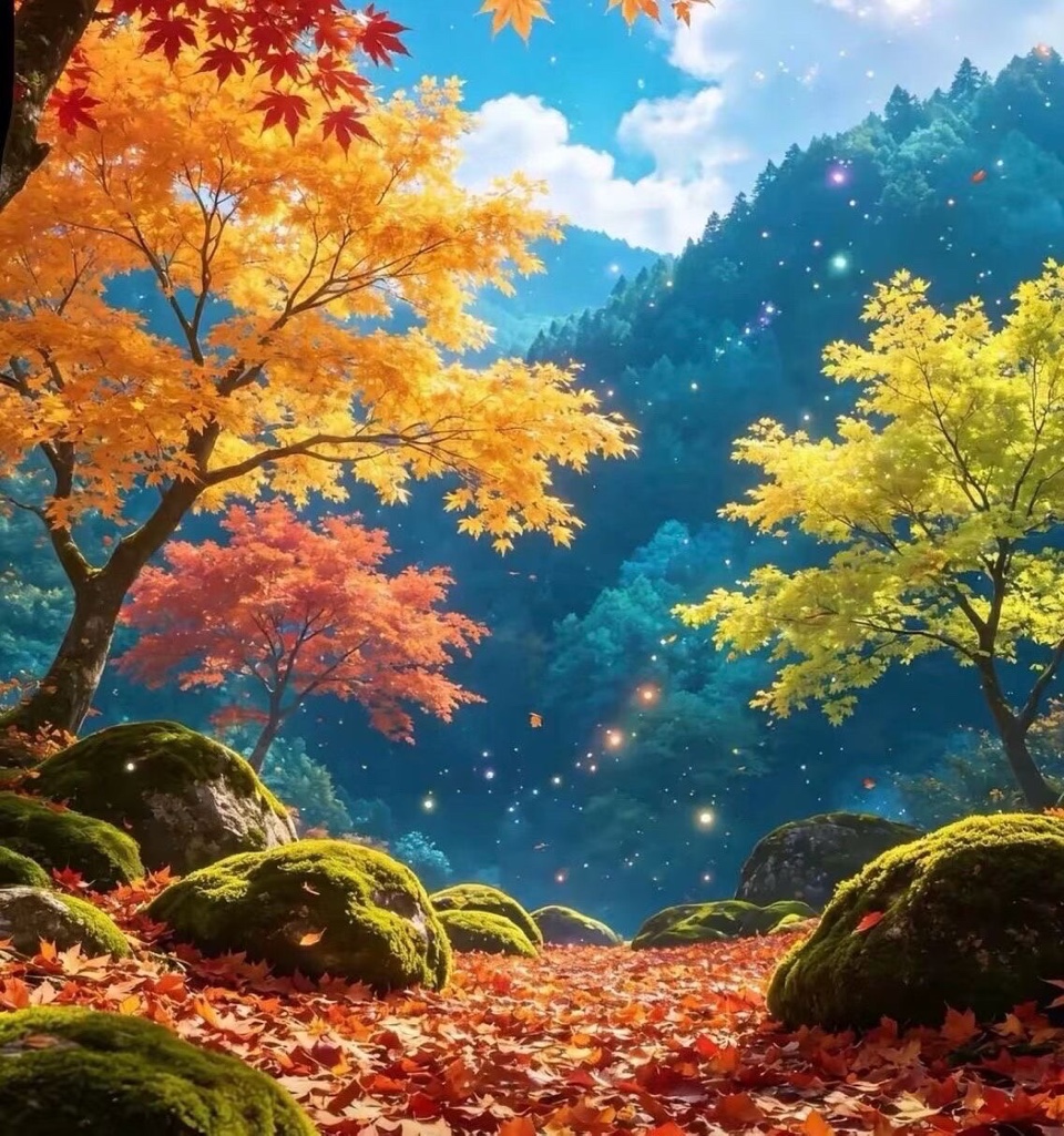 霜枫秋信 （文／三阳）（图2）