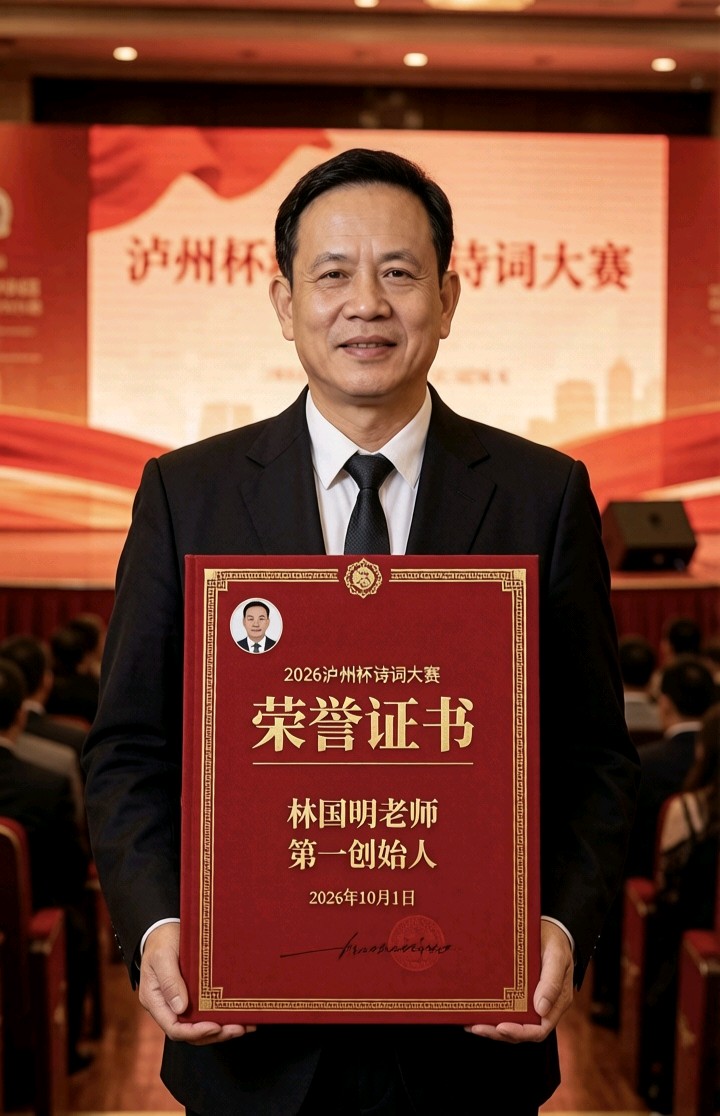 当代金笔作家,获奖感言,综合文体,第一创始人【林国明原创】绝律特刊【墨海文香】内蒙古赤峰市【都市头条】原创音频【弘扬国学】