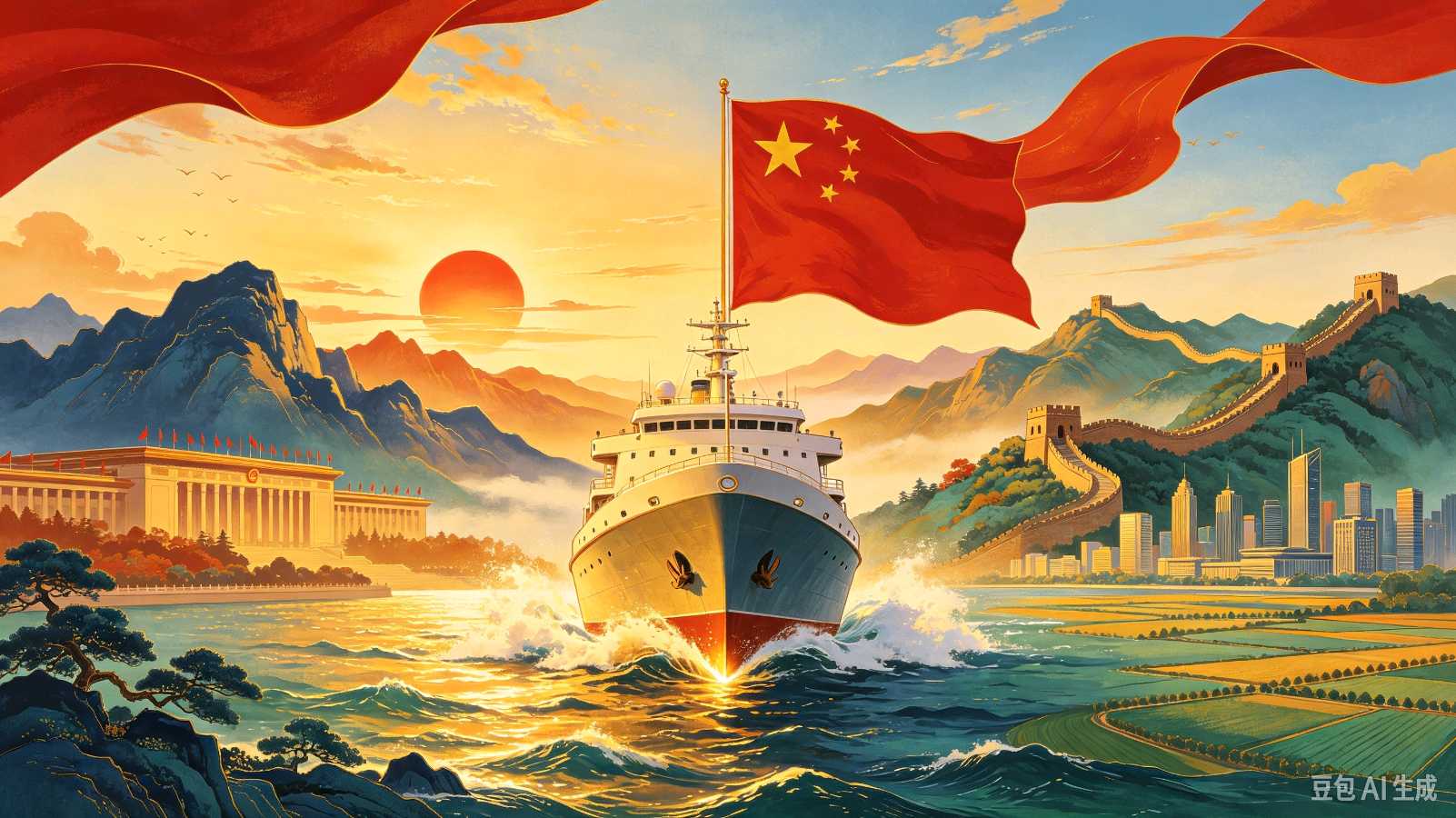 【茌山诗苑】山东茌平岳传清‖五中盛会更无前