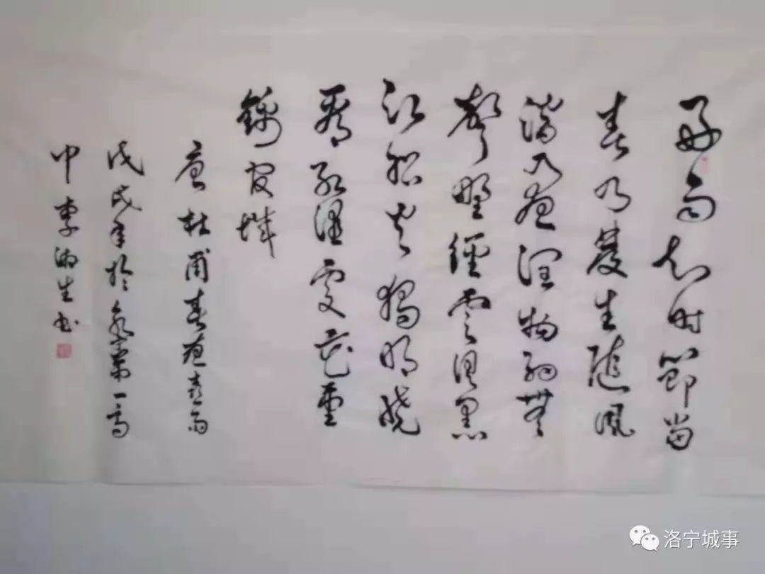 洛宁李湘生书法作品赏析(图8)