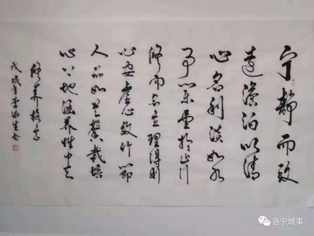 洛宁李湘生书法作品赏析(图9)