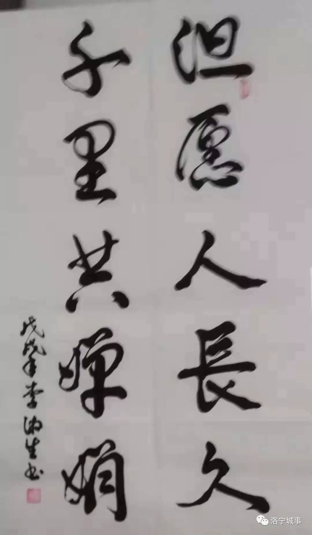 洛宁李湘生书法作品赏析(图14)