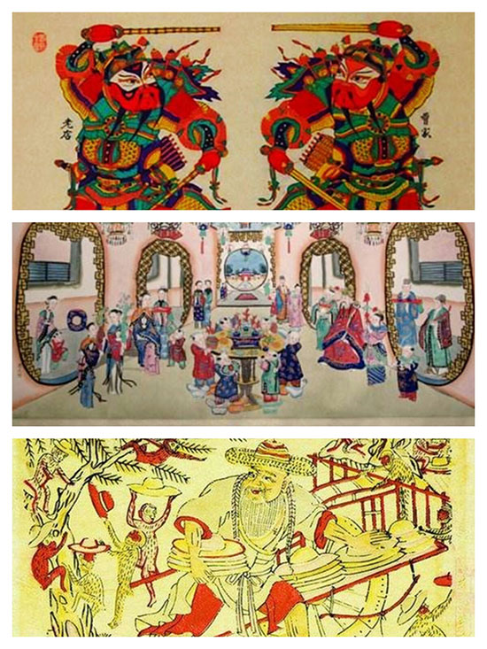 网友忆春节 中国年画知多少(图7)