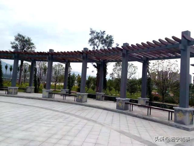 国庆观景健身好去处——洛宁滨河公园四号橡胶坝(图4)