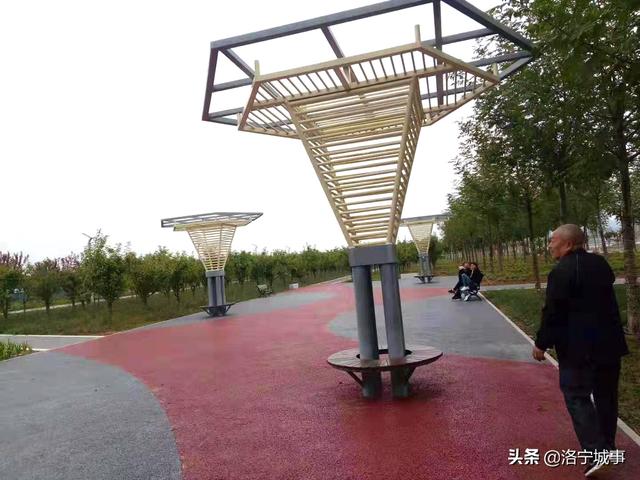 国庆观景健身好去处——洛宁滨河公园四号橡胶坝(图17)
