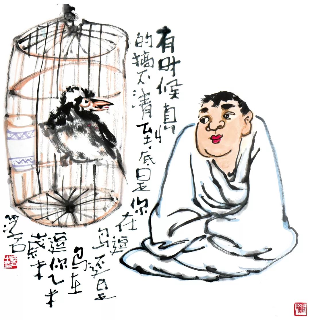 浮石绘话精选 | 有时候真的搞不清 到底是你在逗鸟 还是鸟在逗你？（图3）