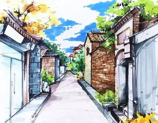 布建忠(小布丁):济南老街巷 鞭指巷街