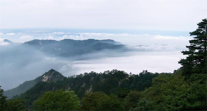 浩瀚似海的大别山主峰白马尖（图3）