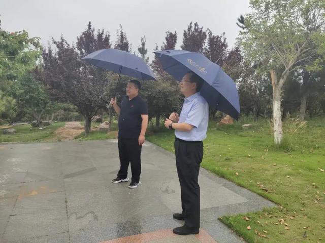 淄博市市委常委、政法委书记韩国祥到沂河源调研(图4)