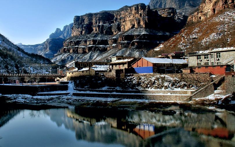 河南林州：美丽的自然风光石板岩（图2）