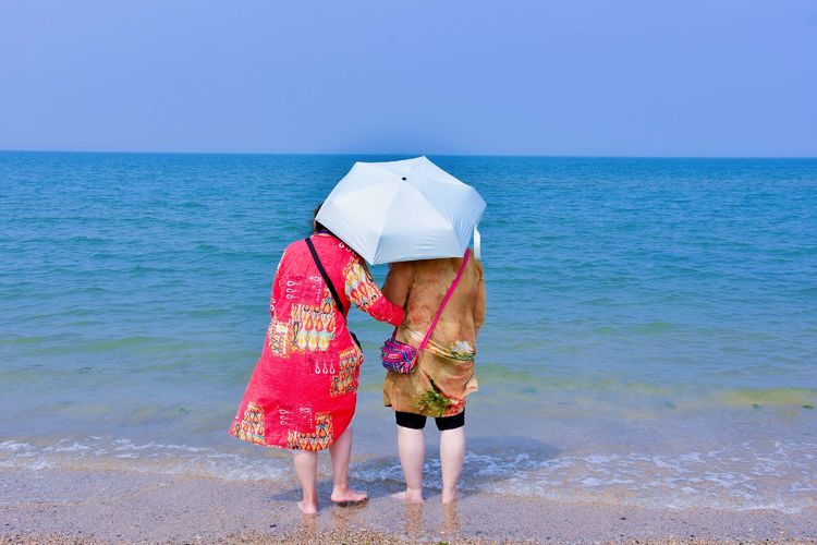 苏林:踏浪 大海边的欢笑(图71)