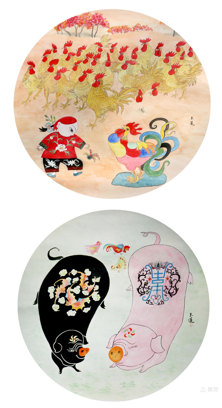 淄川区首届庆“三八”女子书画展(图51)
