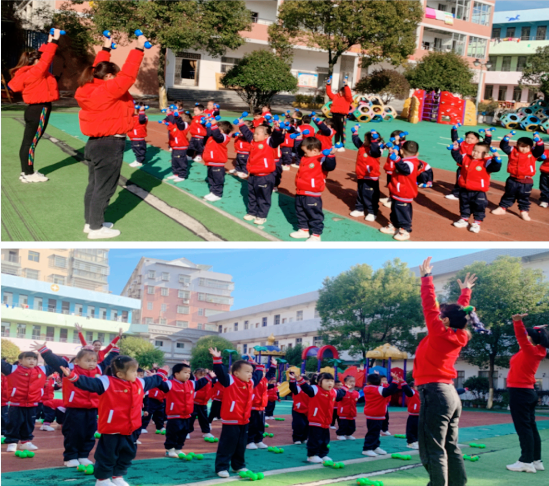童心童梦 相约冬奥——湖北武穴梅川镇中心幼儿园举行第七届幼儿运动会!(图13)