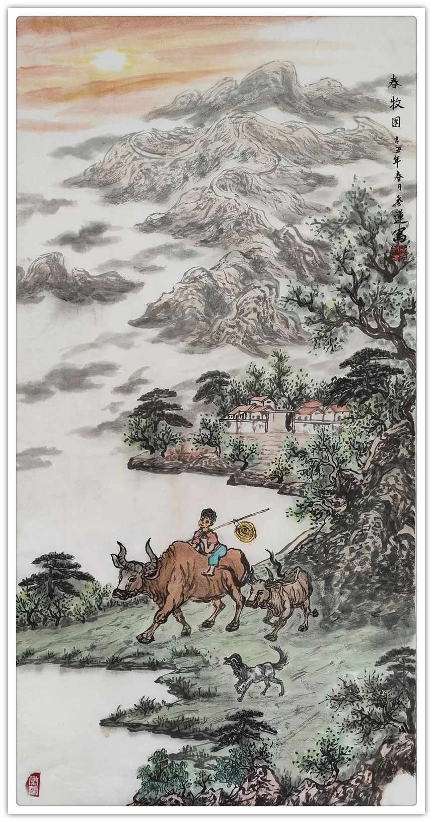 高秀莲|金虎纳福——2022元旦迎春书画展(图7)