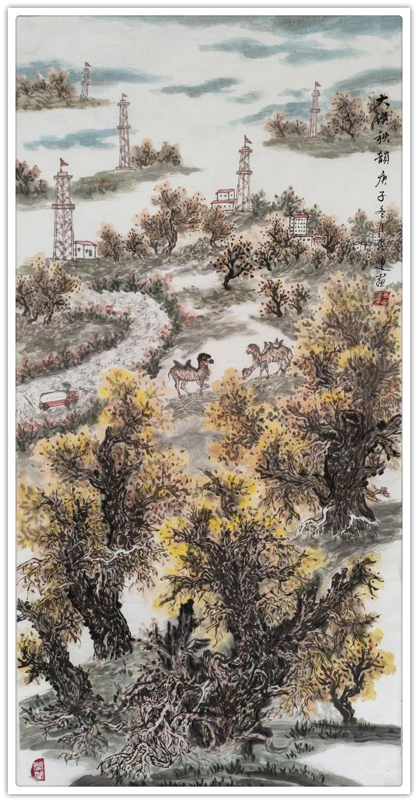 高秀莲|金虎纳福——2022元旦迎春书画展(图10)