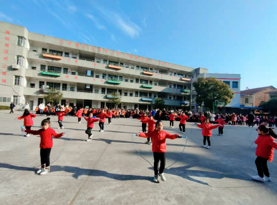 辞旧迎新 绳彩飞扬——湖北武穴梅川镇实验小学举行庆元旦跳绳比赛!(图5)