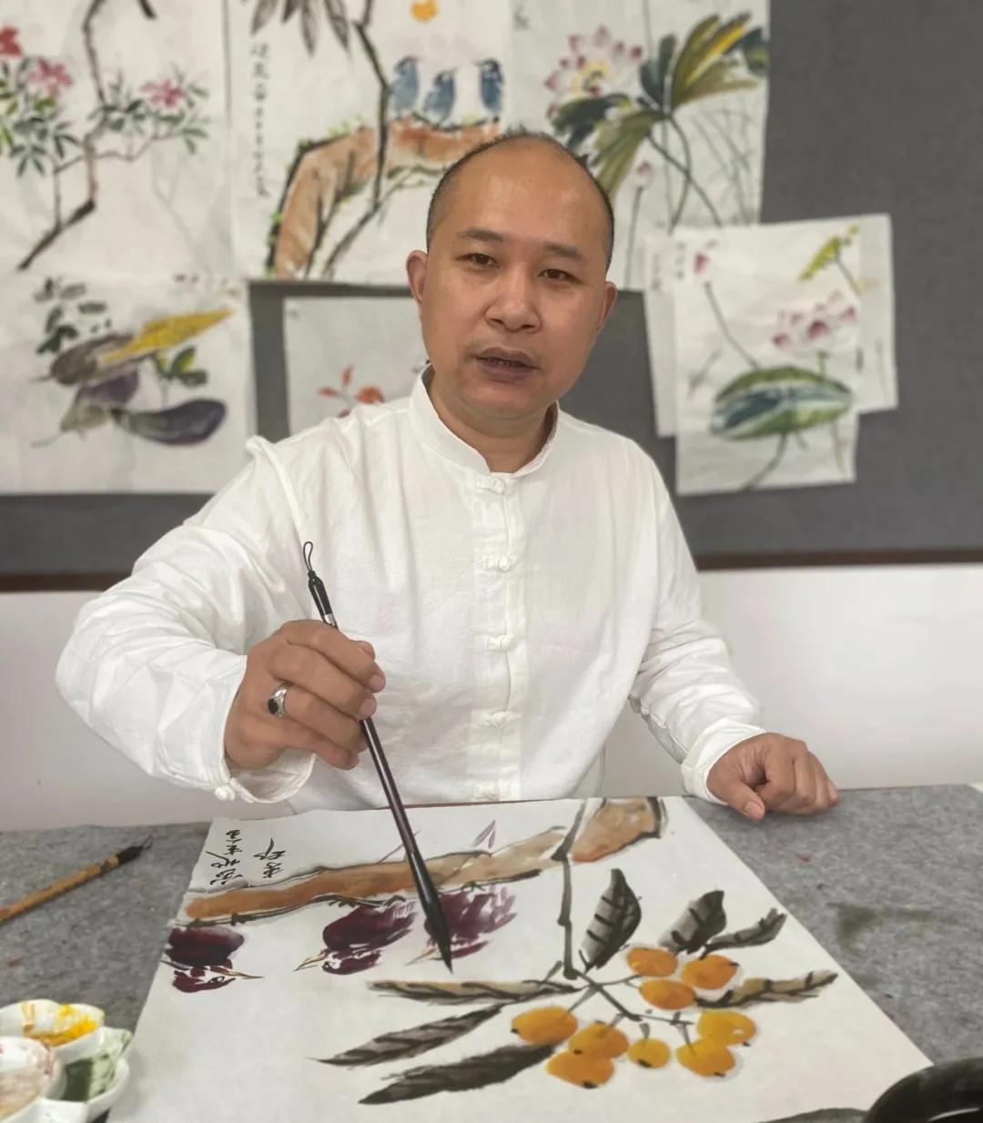 “乘风少年”暨首届李村师生线上书画作品展