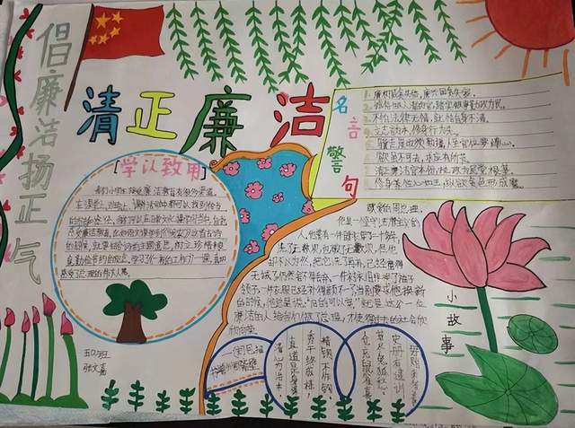 湖北武穴田镇街道中心小学开展廉政文化进校园系列主题教育活动!(图2)