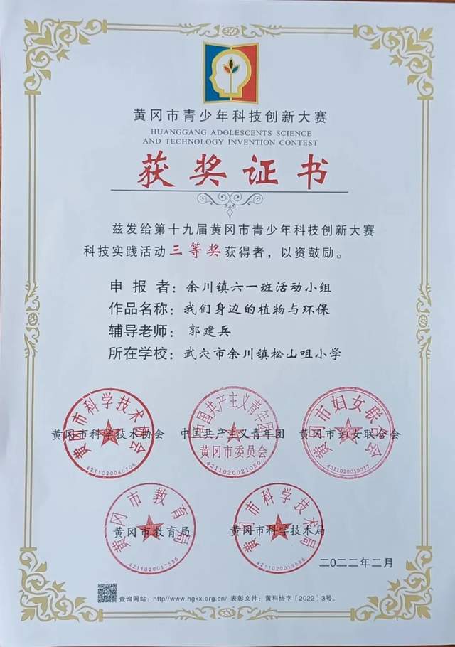 喜报!湖北武穴余川镇松山咀小学师生在黄冈市级创新大赛中斩获佳绩!(图5)