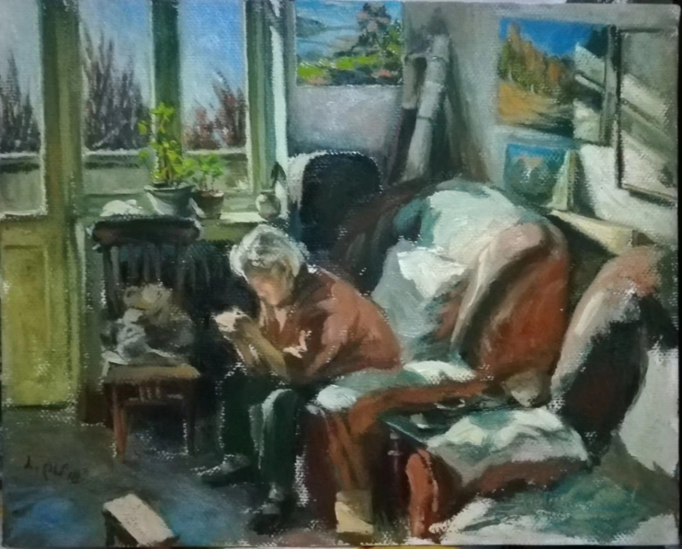 头条书画专栏 油画家路普作品欣赏(图4)