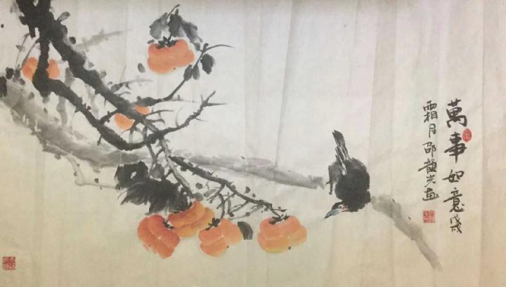 都市头条书画专栏:书画家邵韵光花鸟画欣赏展示(图3)