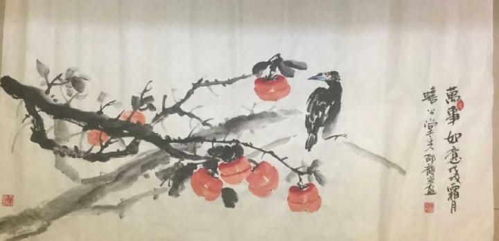 都市头条书画专栏:书画家邵韵光花鸟画欣赏展示(图5)