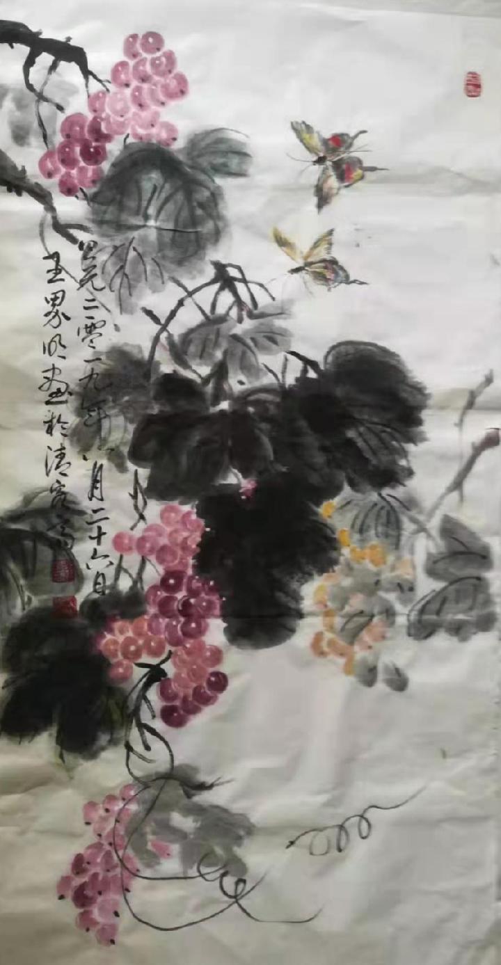 都市头条书画专栏:画家王界明书画欣赏 (万卷书 作者:王界明)（图8）