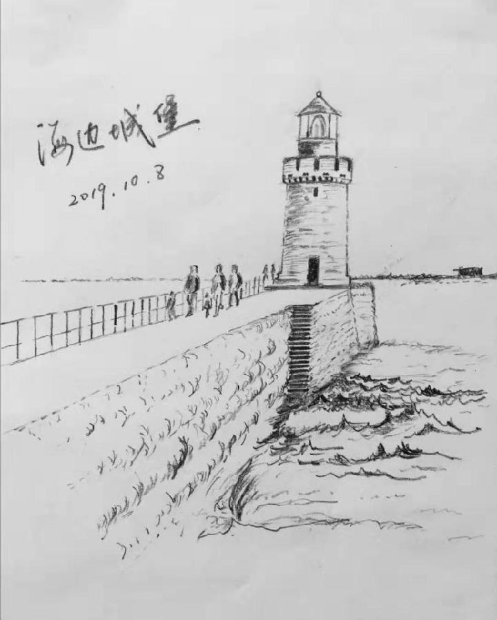 【诗生活】诗配画: 山村农舍、海边城堡‖作者: 陈永振 画者: 高峰(图2)