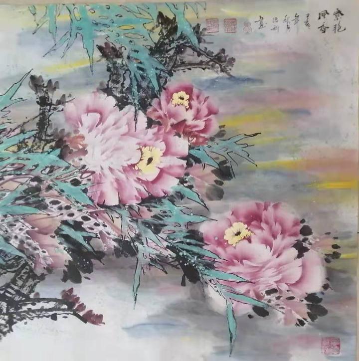 汉俳六首:牡丹 作者:新华人